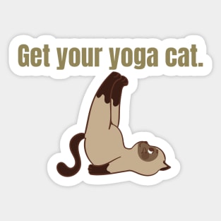 Yoga cat | Cat lover gift Sticker